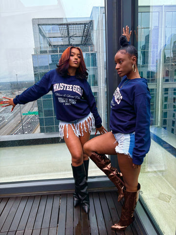 Waistee Girl Crew Neck